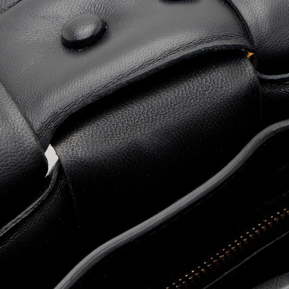 Bottega Veneta Lambskin Cassette Chain Maxi Shoulder Bag - Picture 10 of 16